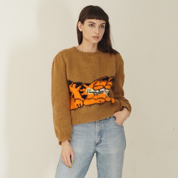 8s Vintage Graphic Garfield Sweater 